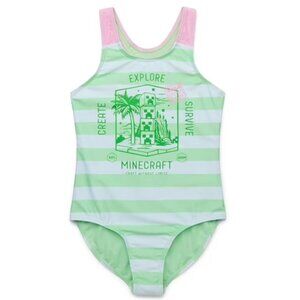 Girl's Minecraft Swimsuit **Brand New**